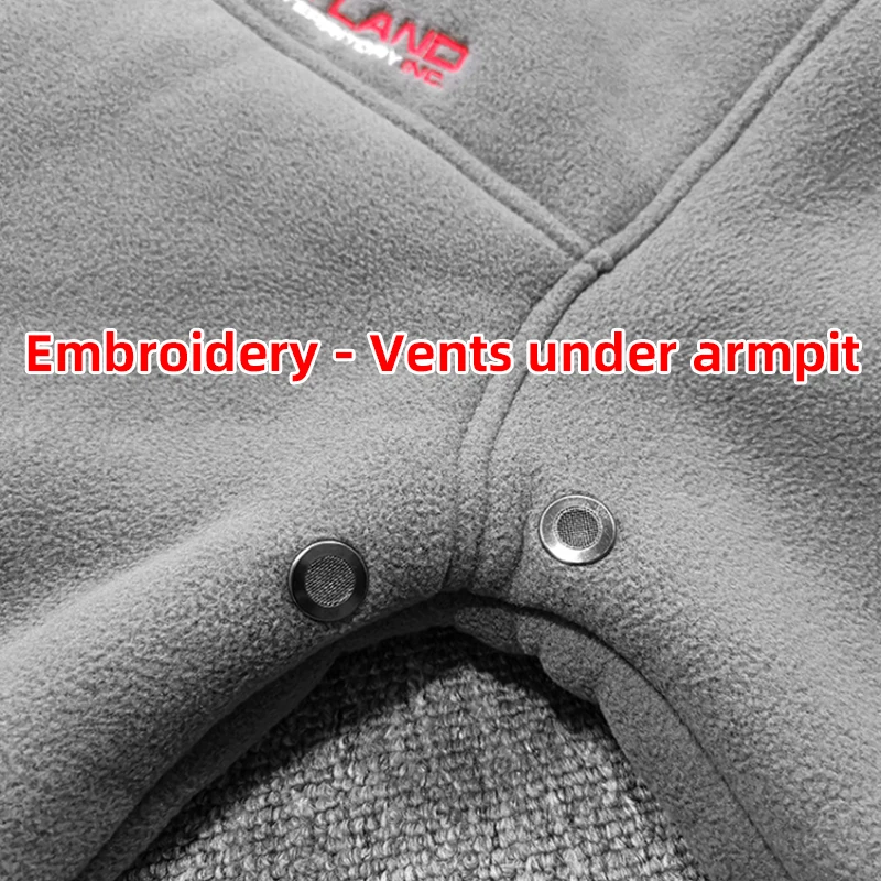 Winter Jacket Thickened Berber Fleece Men\'s Arctic Adventure Windproof Snow Proof Stand Collar Outdoor Warm Coat