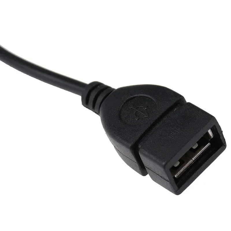 3.5mm Black Car AUX Audio Cable To USB Audio Cable Car Electronics for Play Music Car Audio Cable USB Headphone Converter