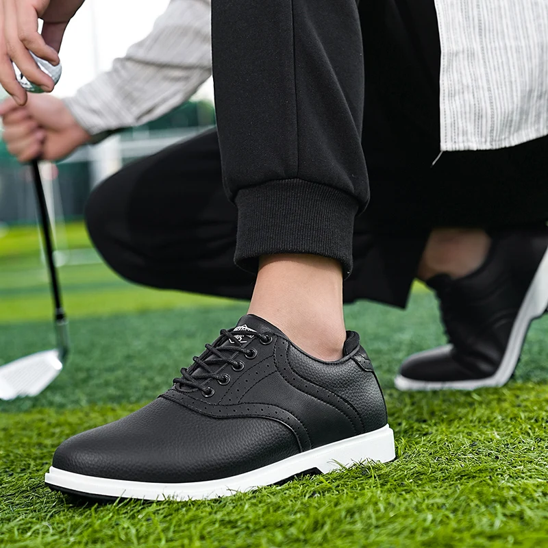 Baskets de golf de loisirs professionnelles pour hommes, baskets de fitness sur gazon, chaussures de course lentes, à la mode, nouveau