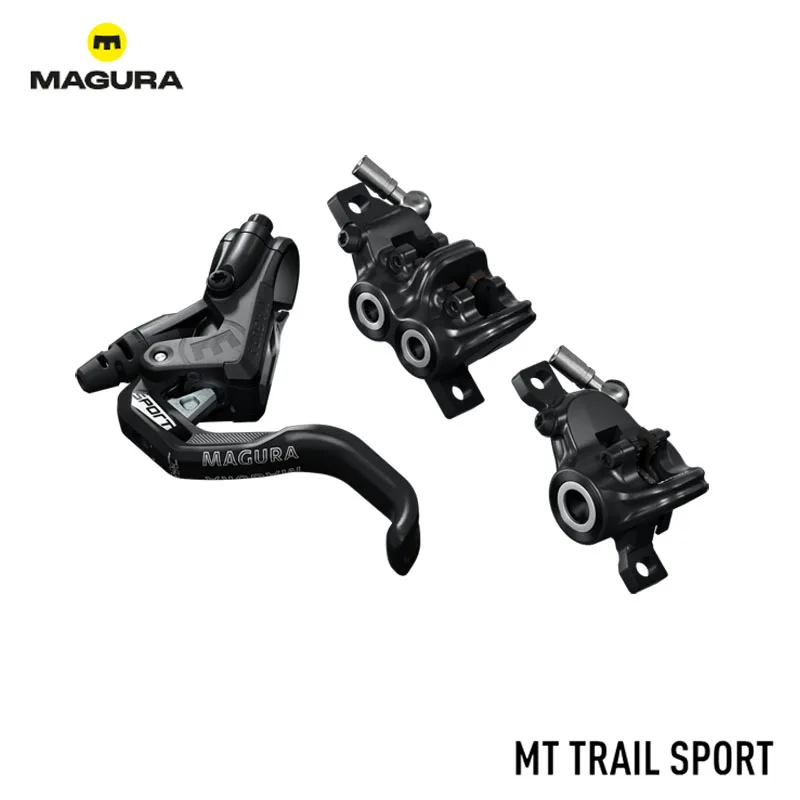 Magura MT TRAIL SPORT Hydraulic brake 4 front pistons for maximum brake power 2 rear pistons for perfect modulation