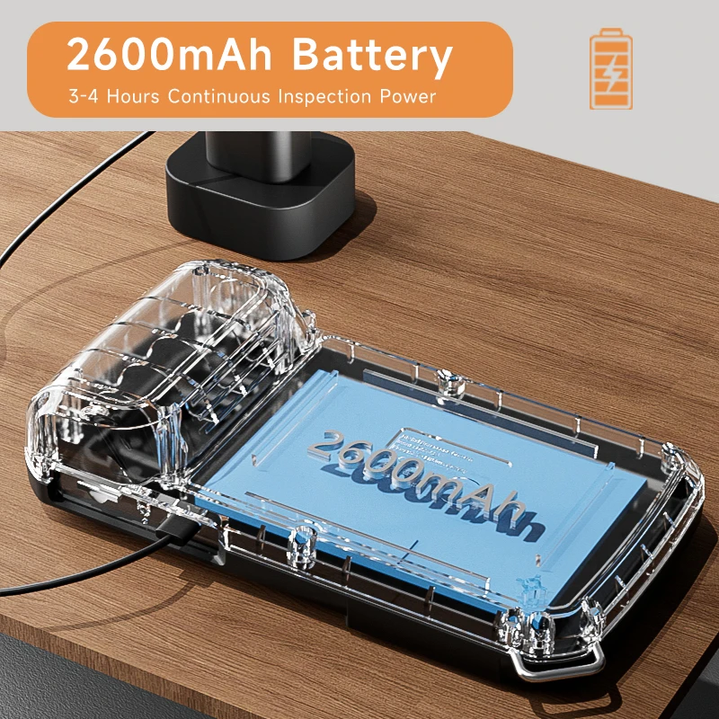 المزدوج عدسة المنظار الصناعي 4.3 ''IPS شاشة IP67 مقاوم للماء 8 مللي متر التحقيق كاميرا السباكة 8 المصابيح فحص السيارات Borescope
