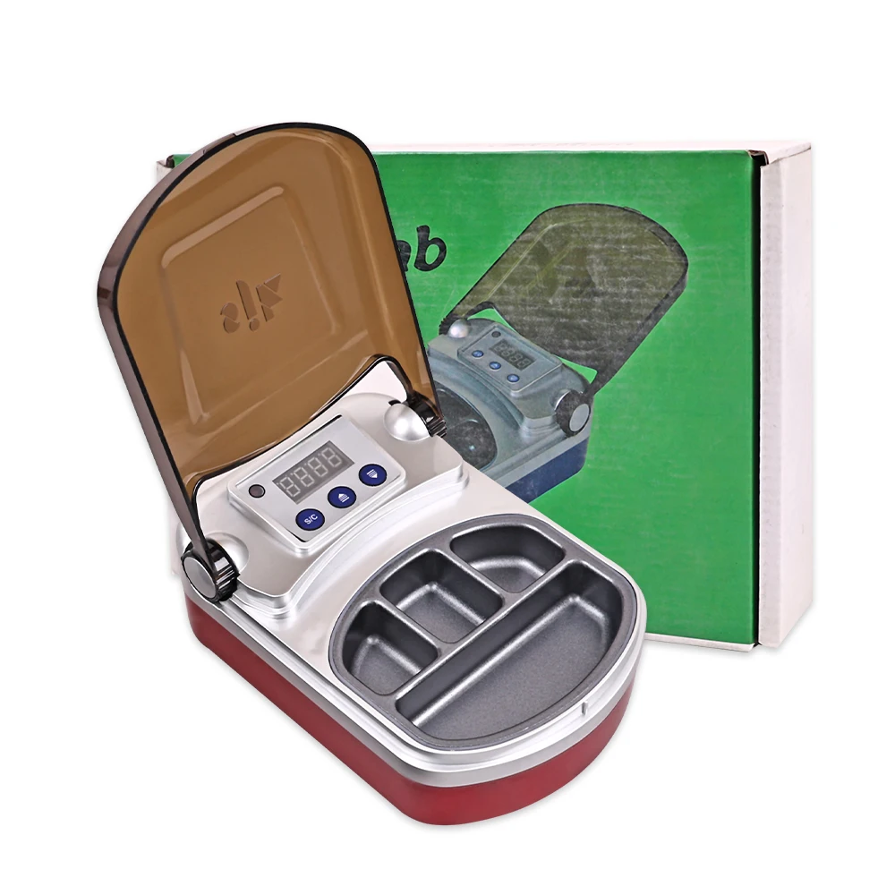 

Portable Dental Wax Heater Pot 4-slot Paraffin Melting Laboratory Equipment Digital Thermostatic Controlled Wax Pot Dentist Tool