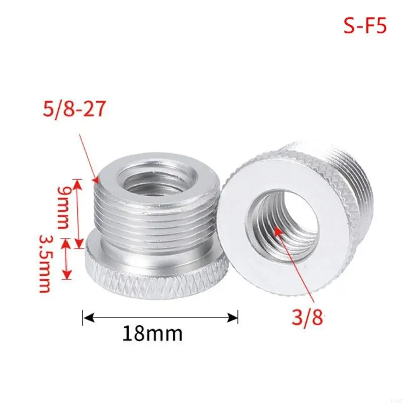 918C Micro Micro Vít Kẹp Ren 3/8 "-16 Nữ Đến 5/8"-27 Nam, Bộ Chuyển Đổi Kim Loại 3/8 Nữ Đến 5/8 Nam