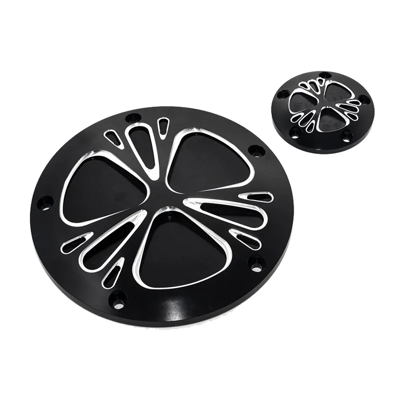 

Parts are suitable for motorcycle CNC aluminum alloy new, modified engine side cover, engine cover Harley Glide