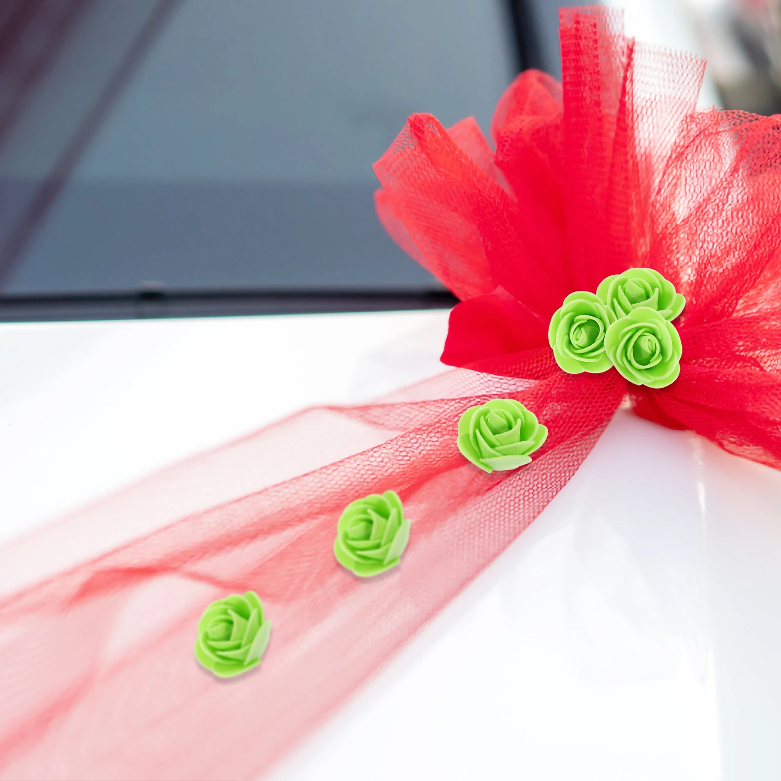 

60 Pcs Simulated Bubble Flowers Fake Roses Artificial or Decor for Valentine Pe Bouquet Bride Simulation Realistic