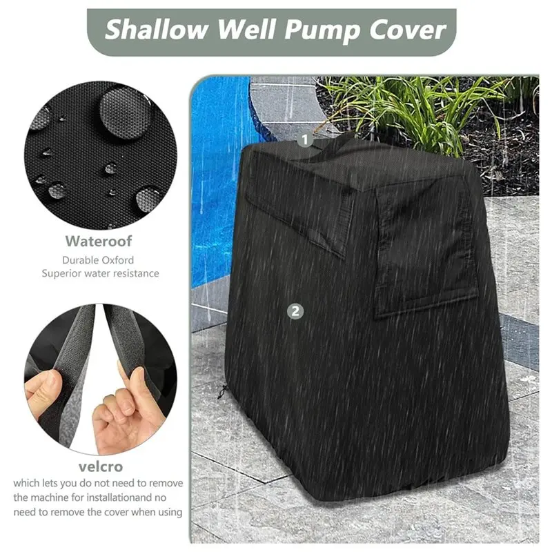 Universal Fit For Outdoor Water Systems-Submersible Pump Protection Cover-Prevents Debris, Sediment& Damage To Wells