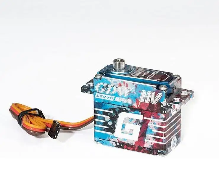 GDW IPX893 6-8,4 V HV 36 kg Bezrdzeniowy serwomotor Bezszczotkowa przekładnia Wysoki moment obrotowy 1000-2000 us Kąt 120 °   dla 1/8 1/10 RC Car TRX4 TRX6