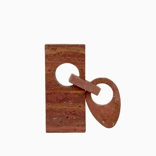 Marble water drop ring ornaments tea room home decoration ornaments