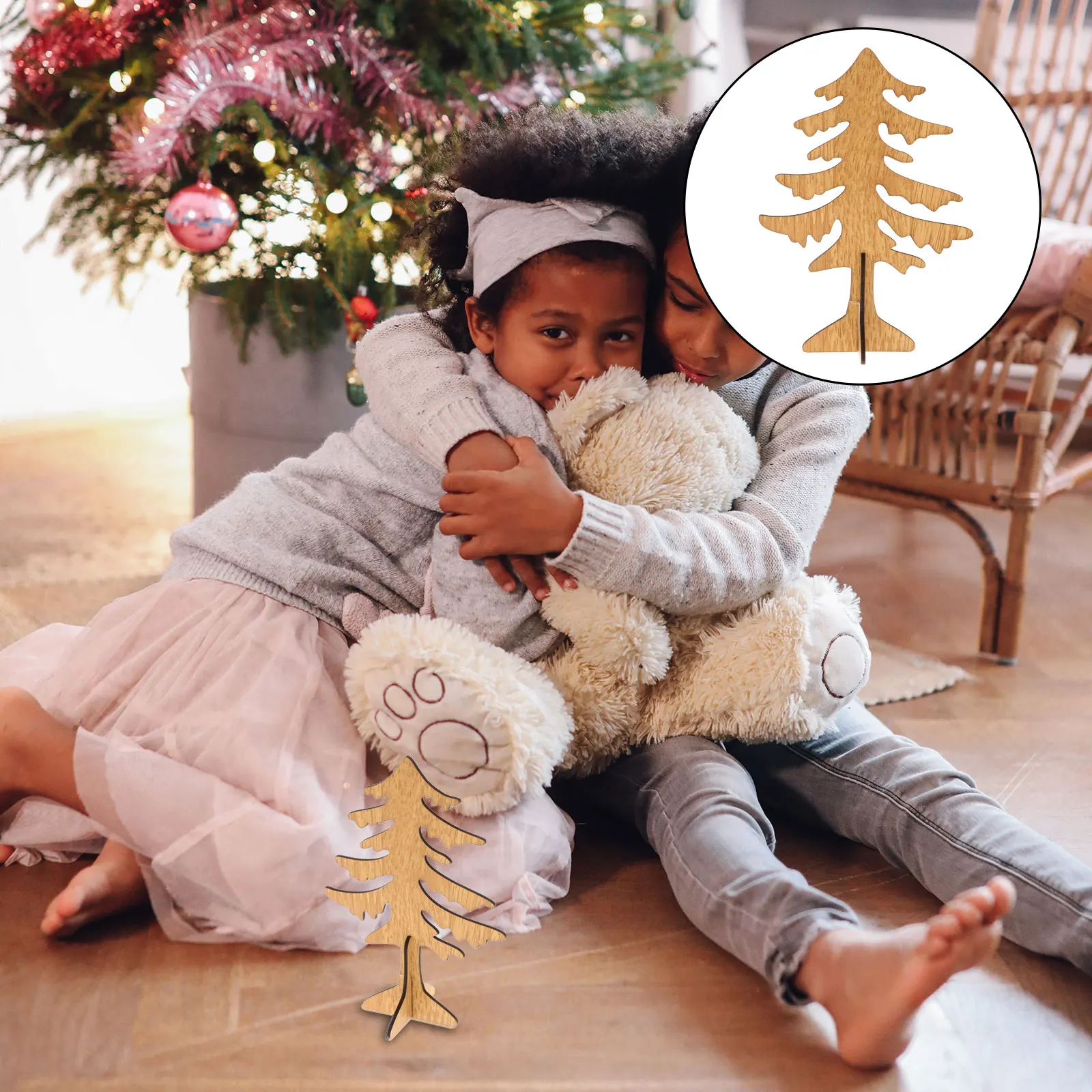

Christmas Tree Desktop Decoration Centerpiece Table Decorations Mini Centerpieces