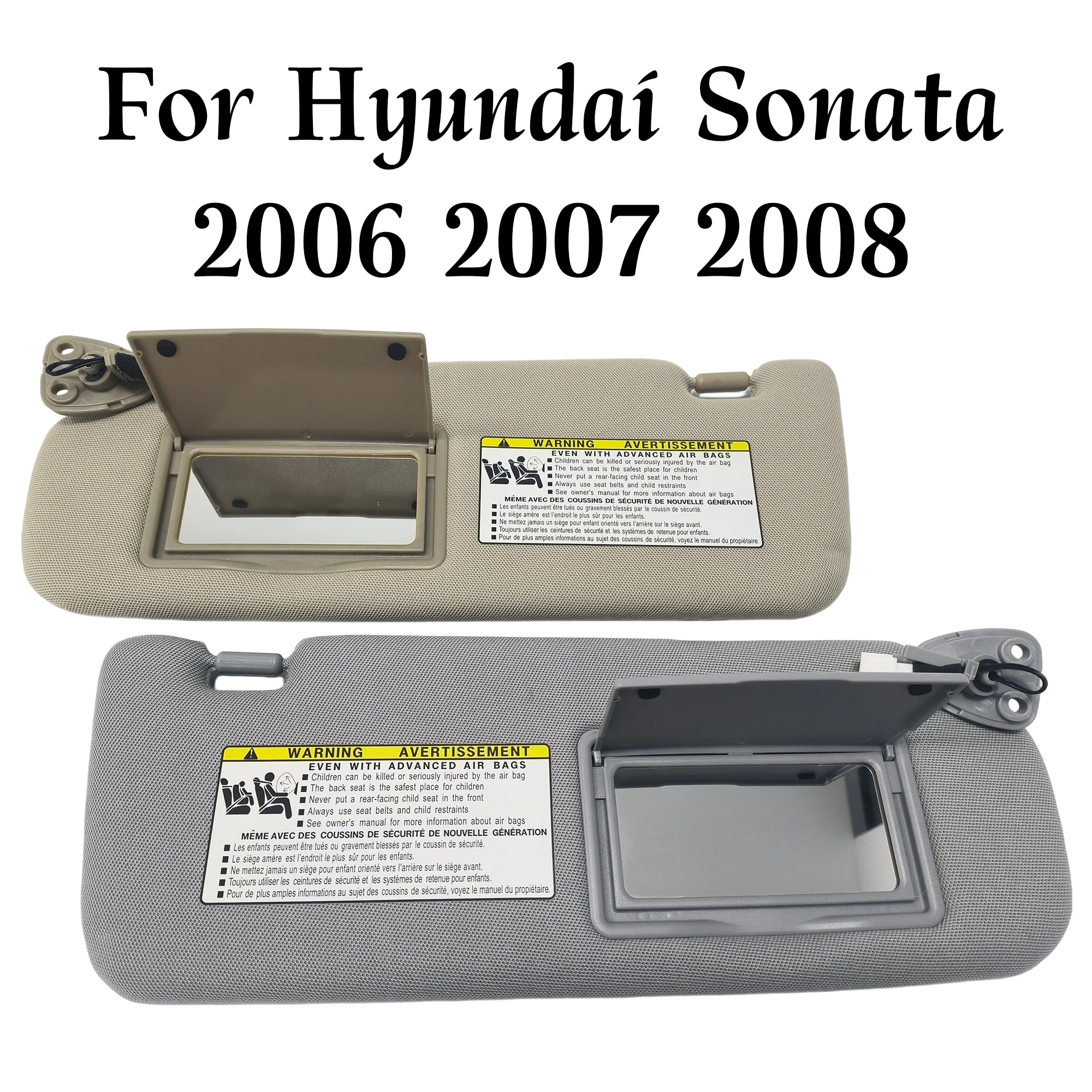 

Sun Visor For Hyundai Sonata 2.4L L4 3.3L V6 2006 2007 2008 2009 2010 Front Sunvisor Panel Interior Sun Shield Board