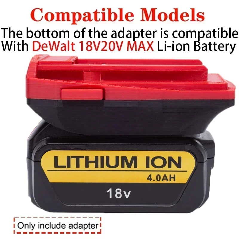 Battery Adapter for HILTI 22V B22 Li-Ion Tool to For DeWalt 18/20V MaX Li-Ion Battery Converter Power Tool Accessory