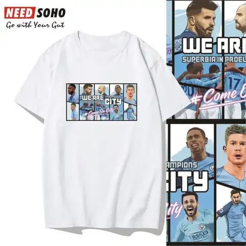 2026 Manchester City Haaland Foden De Bruyne Grealish Camiseta de fútbol de manga corta para hombres