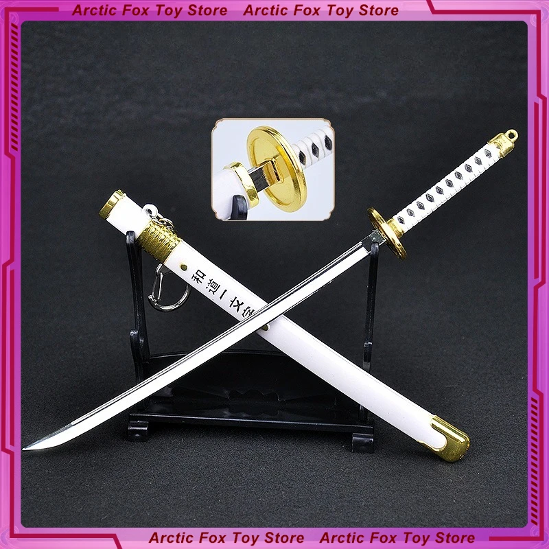 22 cm Neue Wadou Ichimonji Anime Figur Peripherie Requisiten Metall Modell Handwerkskunst Desktop Dekoration Ornamente Geburtstag Geschenk Spielzeug