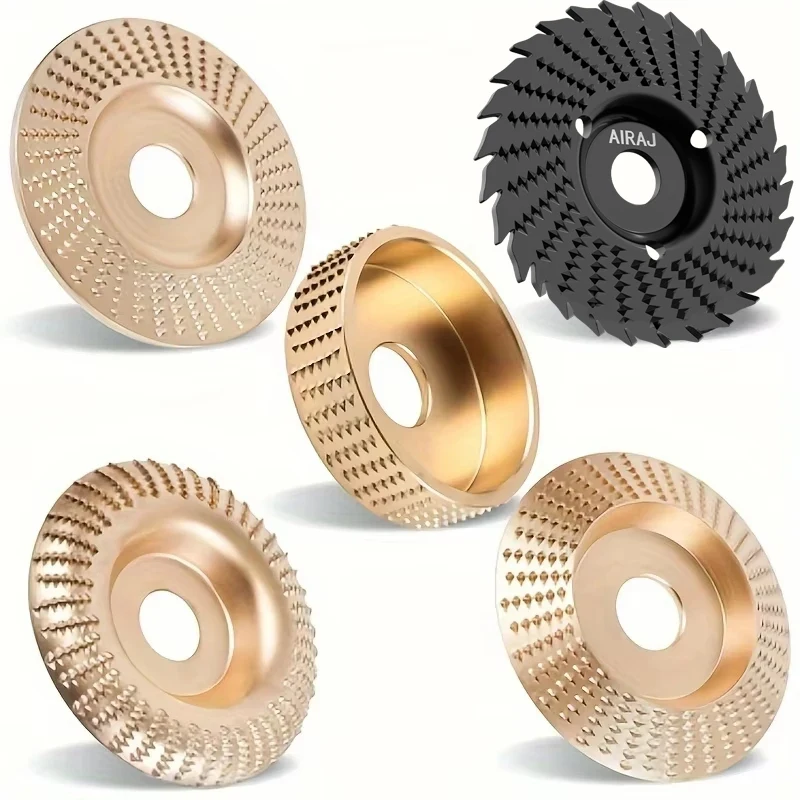 5pcs Angle Grinder Wood Carving Disc Set