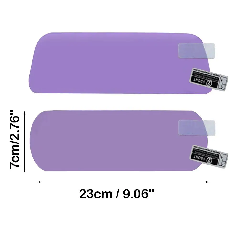 Rearview Mirror Anti-glare Film Anti Fog Film Auto Night Reversing Glare Protection Sticker Accessories view 5