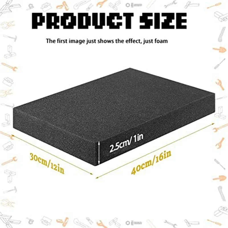 

ХОРОШИЙ полиэтиленовый пенопласт — подушечки из пенополиуретана для упаковки и поделок, толщина 16 дюймов X 12 дюймов X 1 дюйм