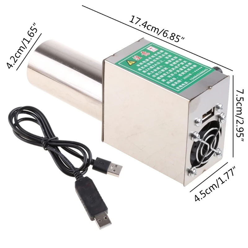 Soprador ar do ventilador churras