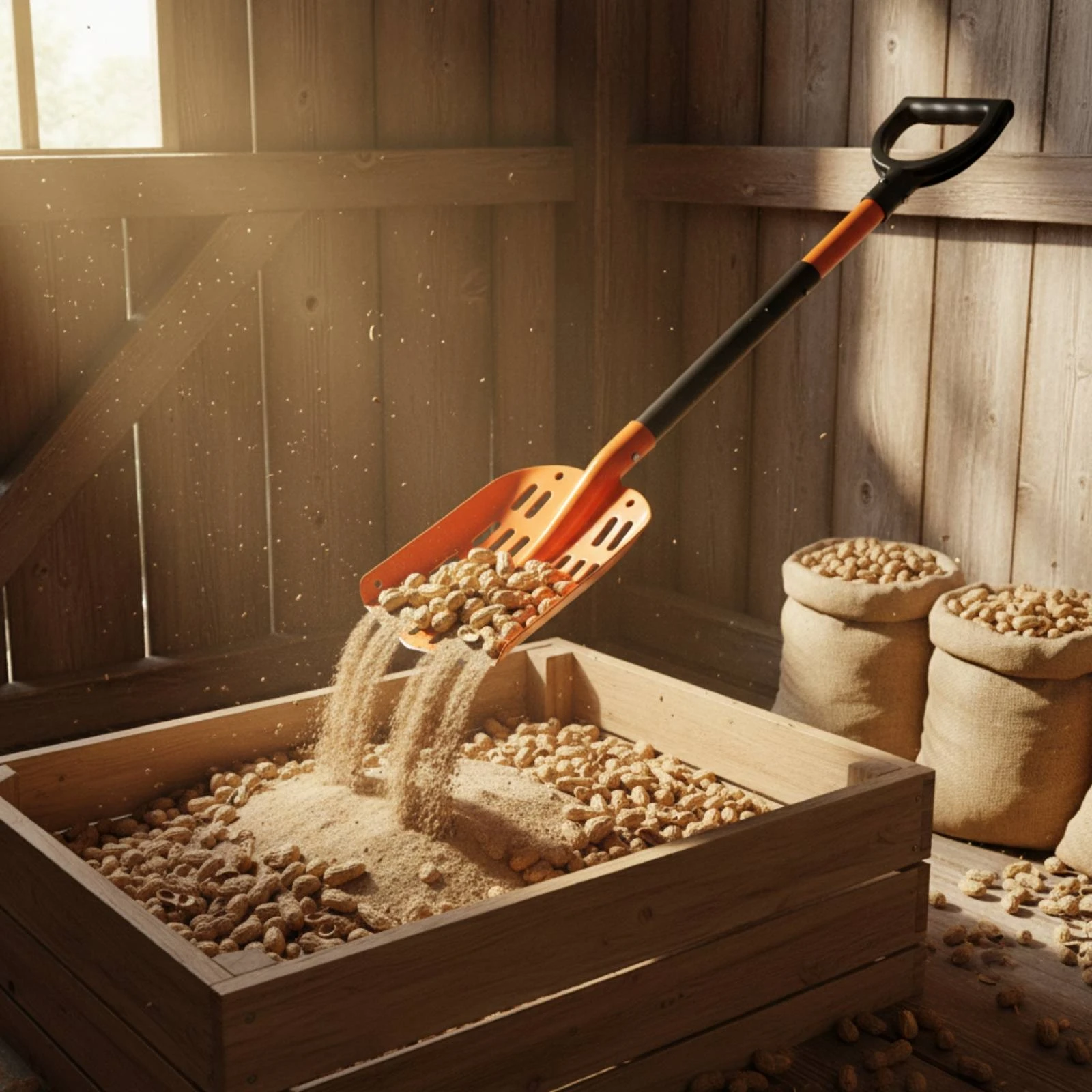 

Soil Sifter Shovel Aluminum Alloy Sifting Shovel Garden Rock Sifter Single-Piece Design Yard Tool Rust Resistant