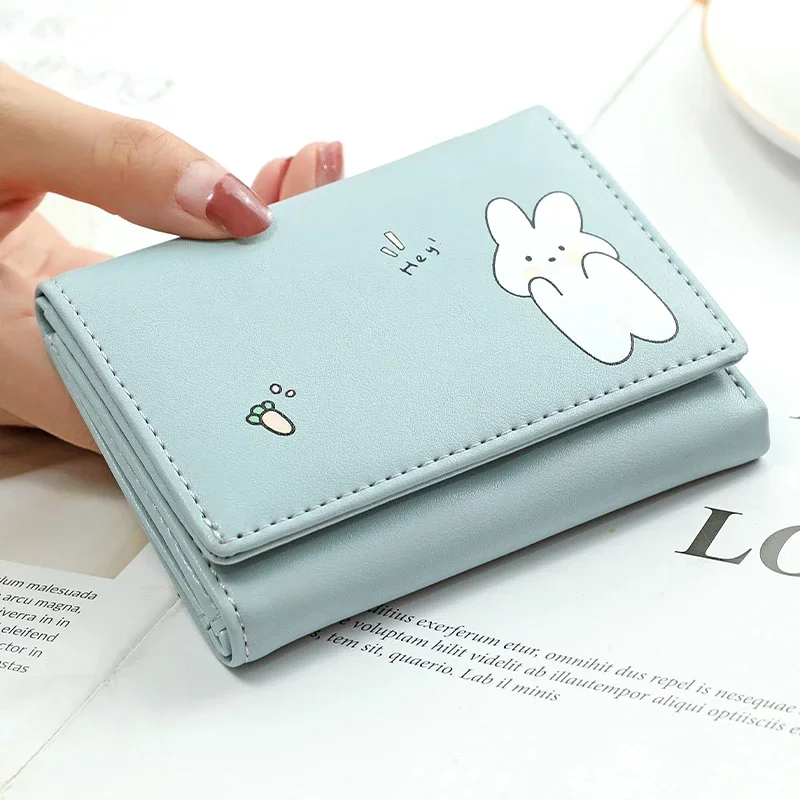 Cute Women Wallets Money Bags Short Small Purse Women\'s Student Card Holder Girl ID Bag Card Holder Coin Purse