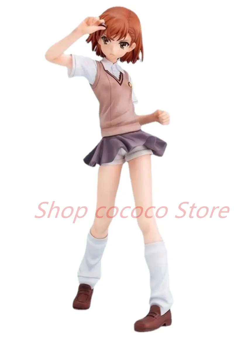 

Аниме Фигурка - ПВХ Модель Toaru Kagaku No Railgun Школьная форма Misaka Mikoto from Toaru Majutsu No Index Детский подарок