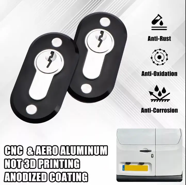 2pcs Camper Van Door Anti Theft Deterrent Security Protection Kit Deadlock Locks Motorhomes Caravan RV Accessories Safety Locks