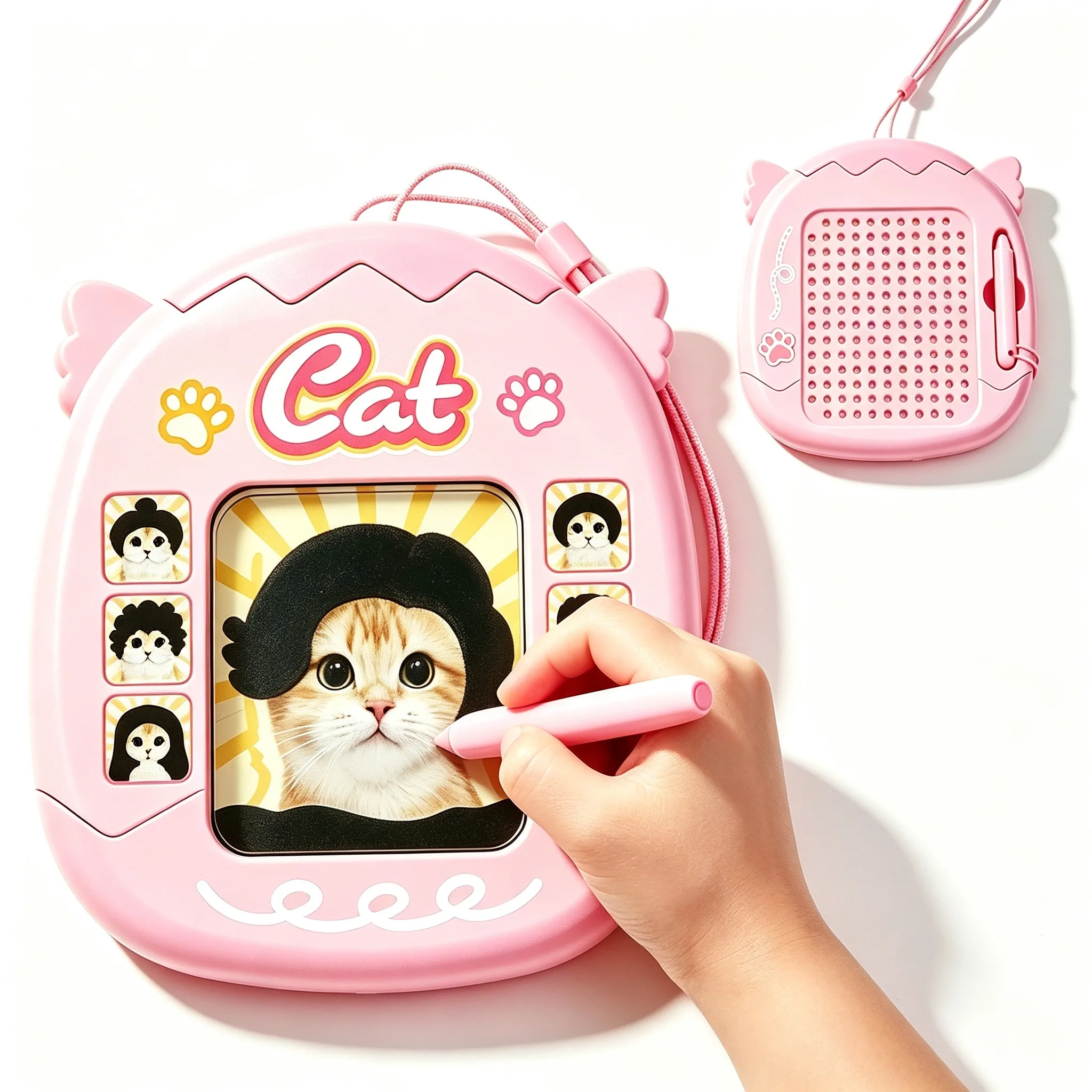 Magnetic Drawing Board - Cute Cat Magnetic Drawing Board, DIY