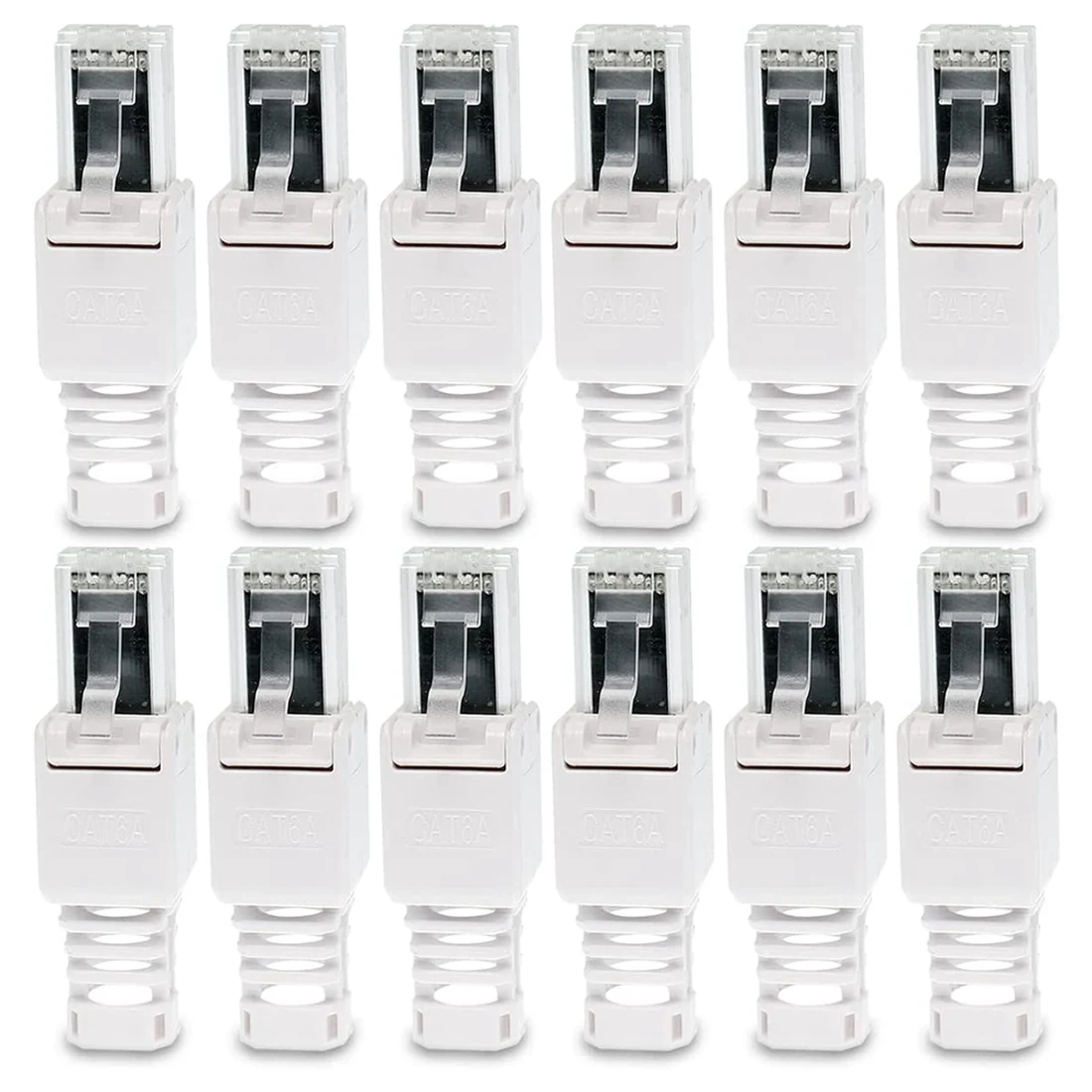 12 spine di rete, strumento: cavo CAT6A RJ45 LAN UTP senza attrezzi, cavo di installazione CAT6 CAT5 CAT7, cavo patch