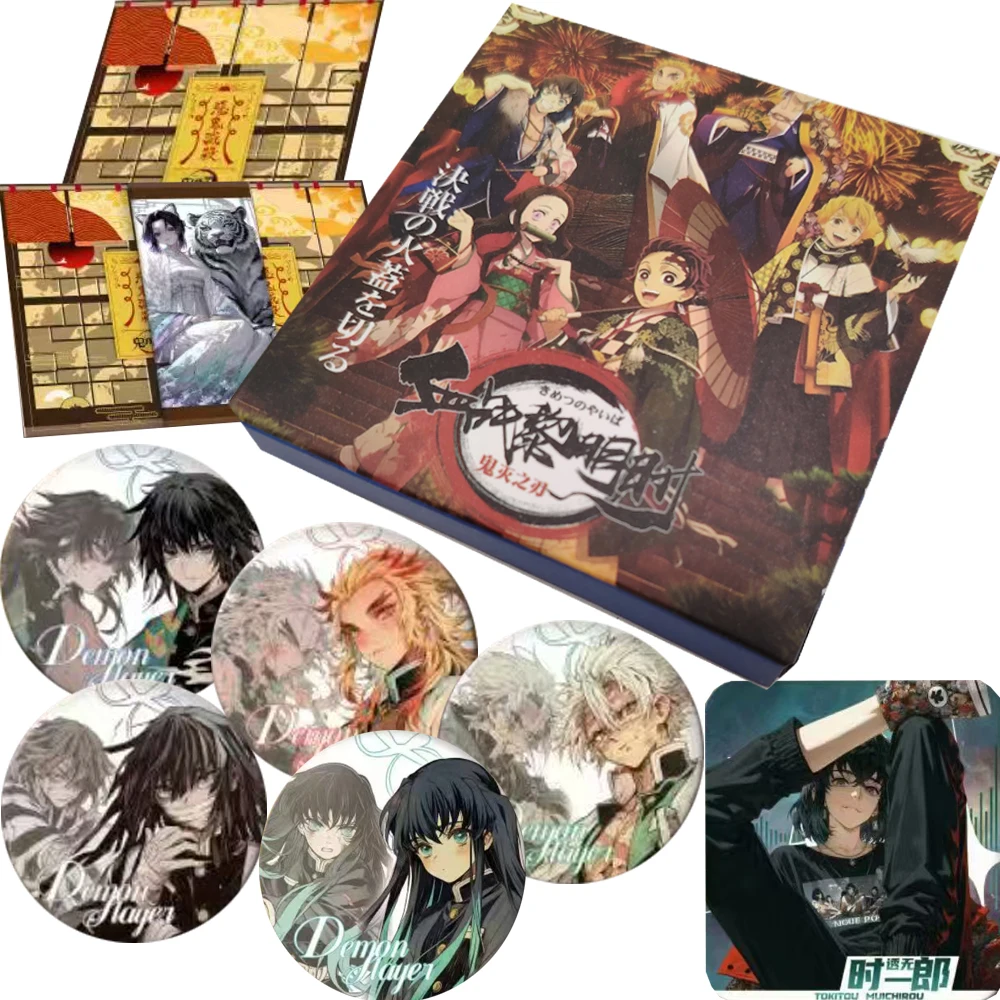 

Demon Slayer Exquisite Creative Figure Badge Fashion Trend Anime Peripheral Collection Backpack Brooch Accessories Pendant Gifts