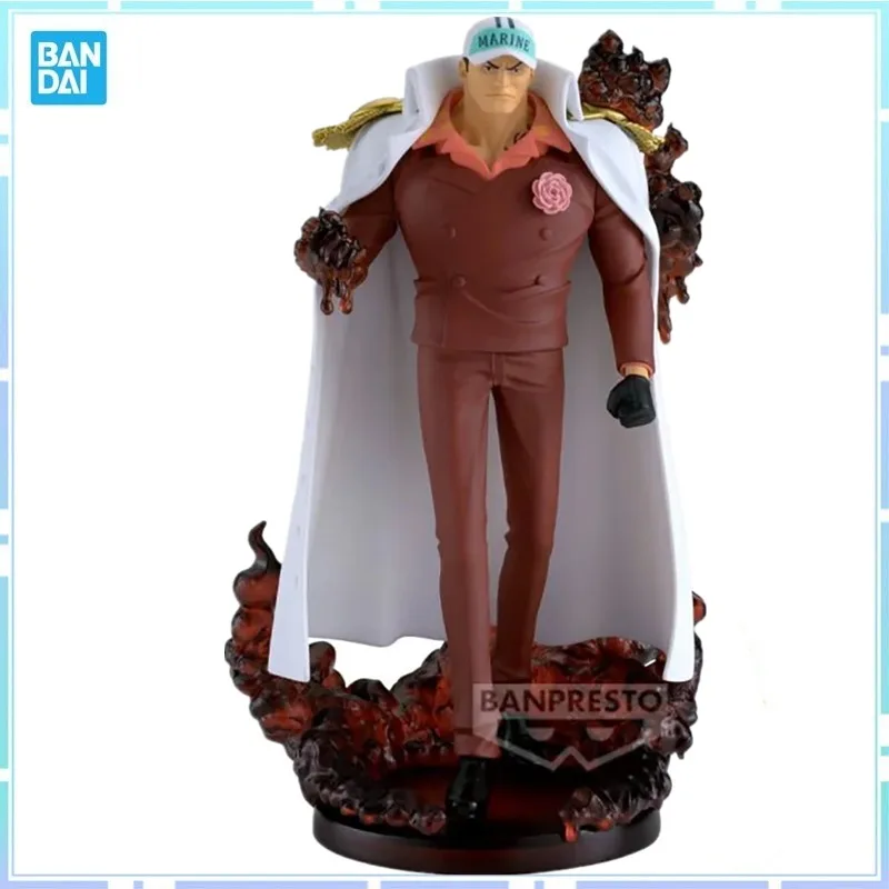Oryginalna figurka kolekcjonerska Bandai Banpresto Anime One Piece THE LOGIA Sakazuki, model akcji z PVC, zabawka Gitts