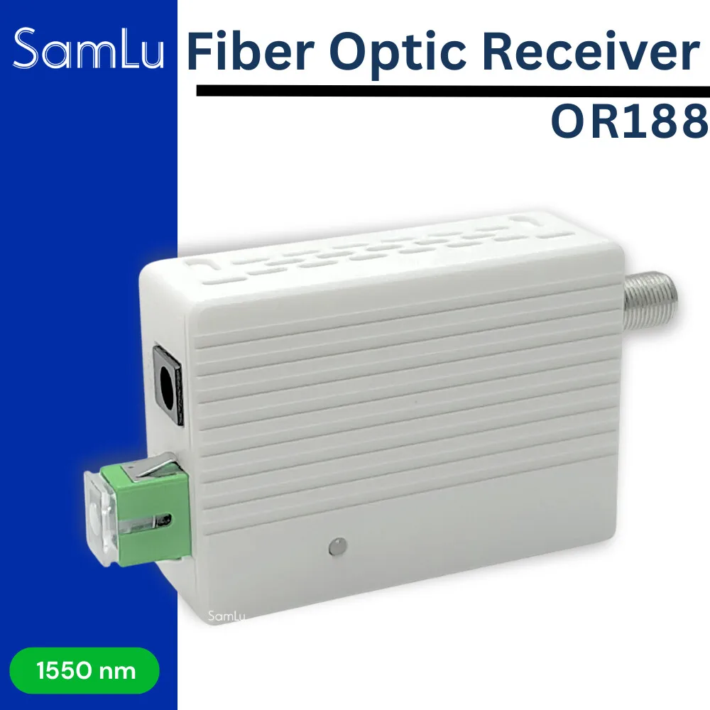 

FTTH Optical Receiver OR188 New FTTH CATV Fiber Optical Receiver Communication communications equipment 1550nm Mini Active Node