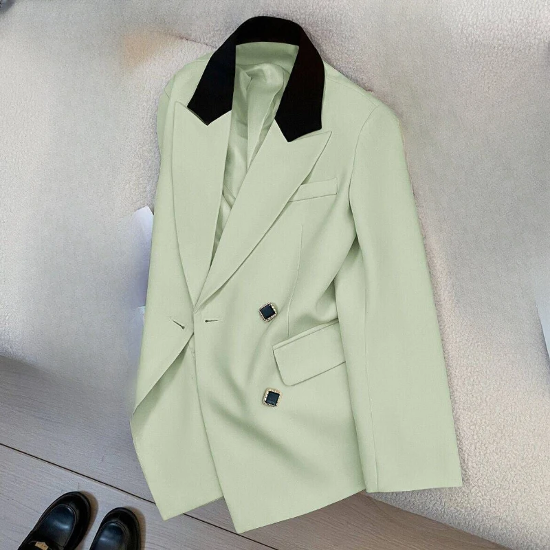 النسخة الكورية من تصميم حس السترة المرأة ربيع جديد مزاجه الراقية عادية المقلية الشارع شياو شي Comfortableloose #4