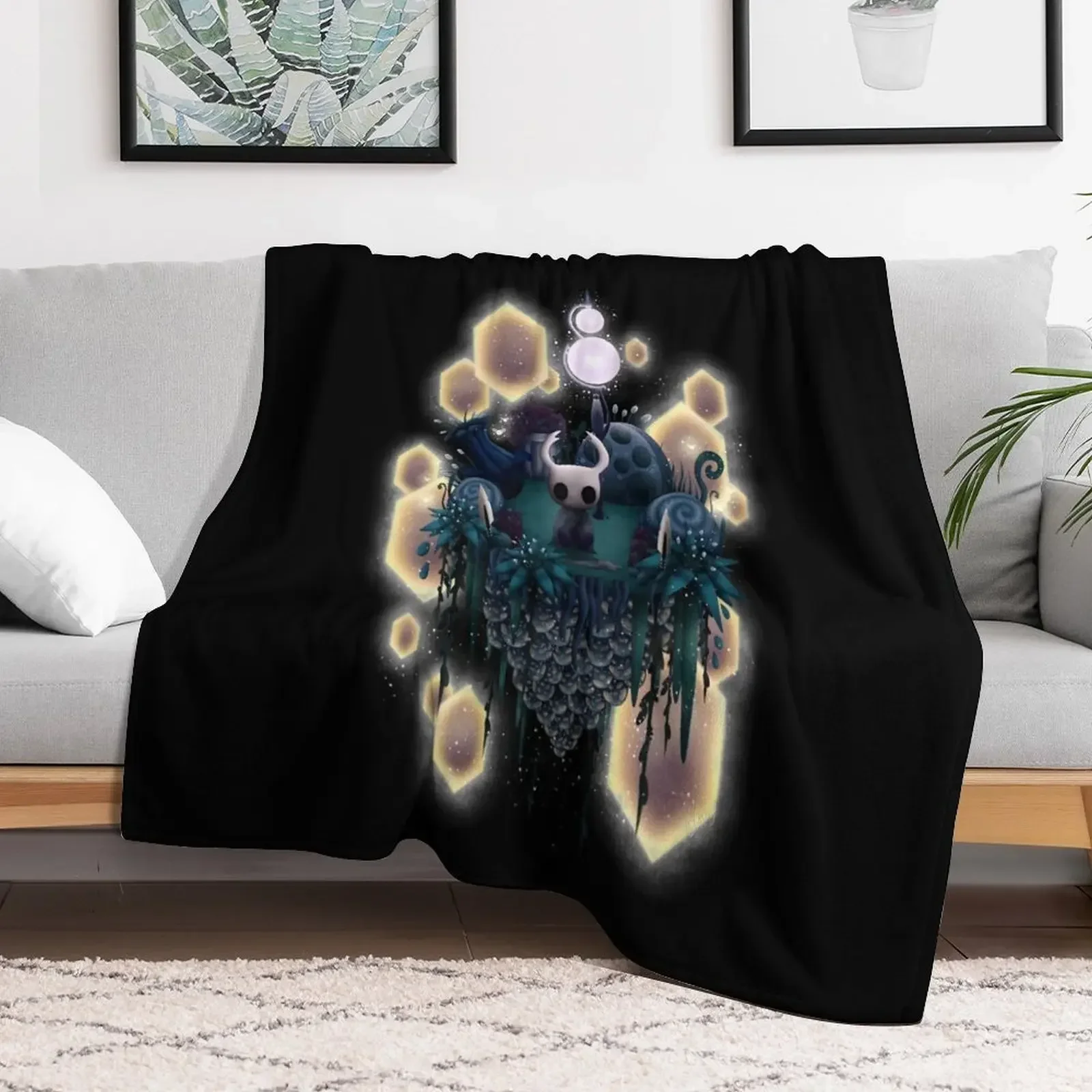 

Hollow Knight Island Throw Blanket Nap Bed Hairy Blankets