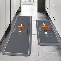 VIKAMA American Country Kitchen Floor Mats Non-Slip Absorbent Blessing Decorative Aisle Sink Carpet Home Decoration