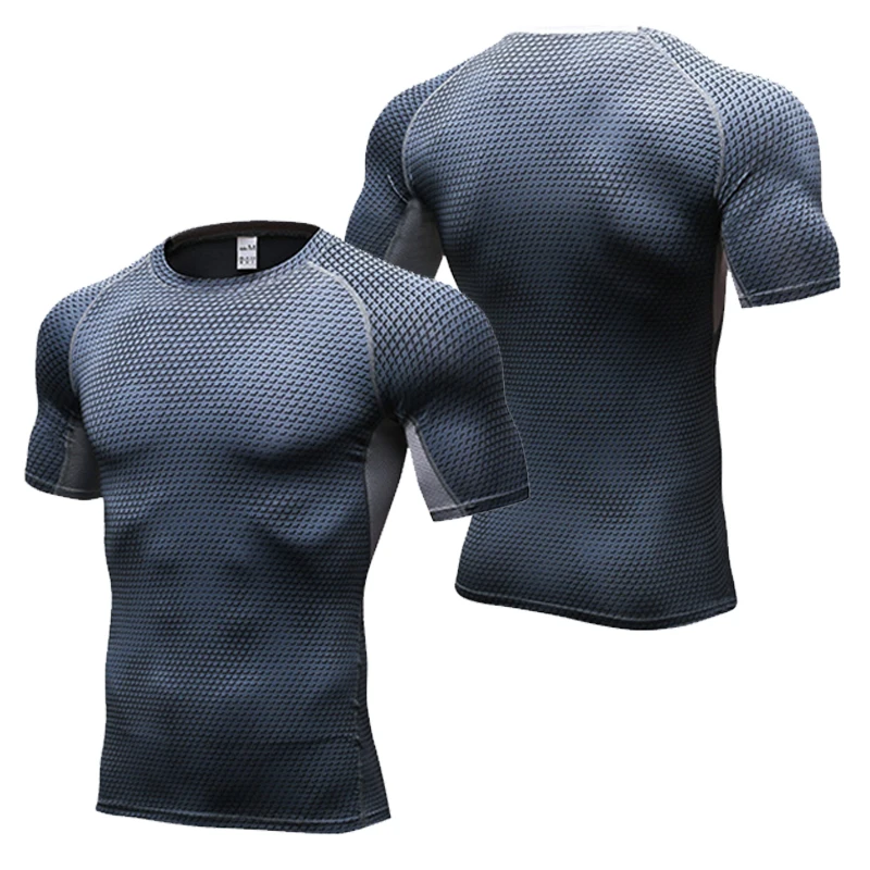 Cody Lundin Custom Print Compression Tight Muscle T-shirts Polyester Spandex Gym Bodybuilding Running Sweatshirt for Men