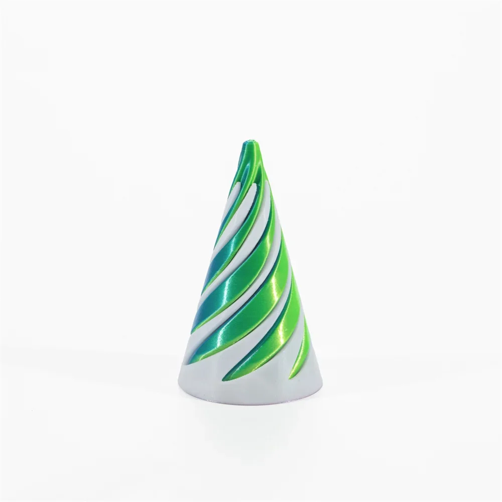 Pyramid Passthrough – Jouet Fidget Imprimé 3D – Effet Visuel Fascinant – Orange, Vert Ou Rouge – Anti-stress Pour Bureau