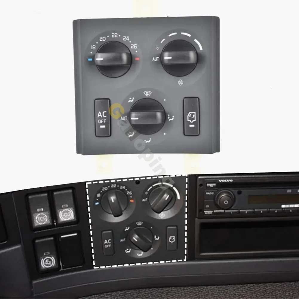 21272395 20508582 Air Conditioner Climate Control Unit Panel Combined Switch for Volvo Truck FM FH Car Accessories 85115380
