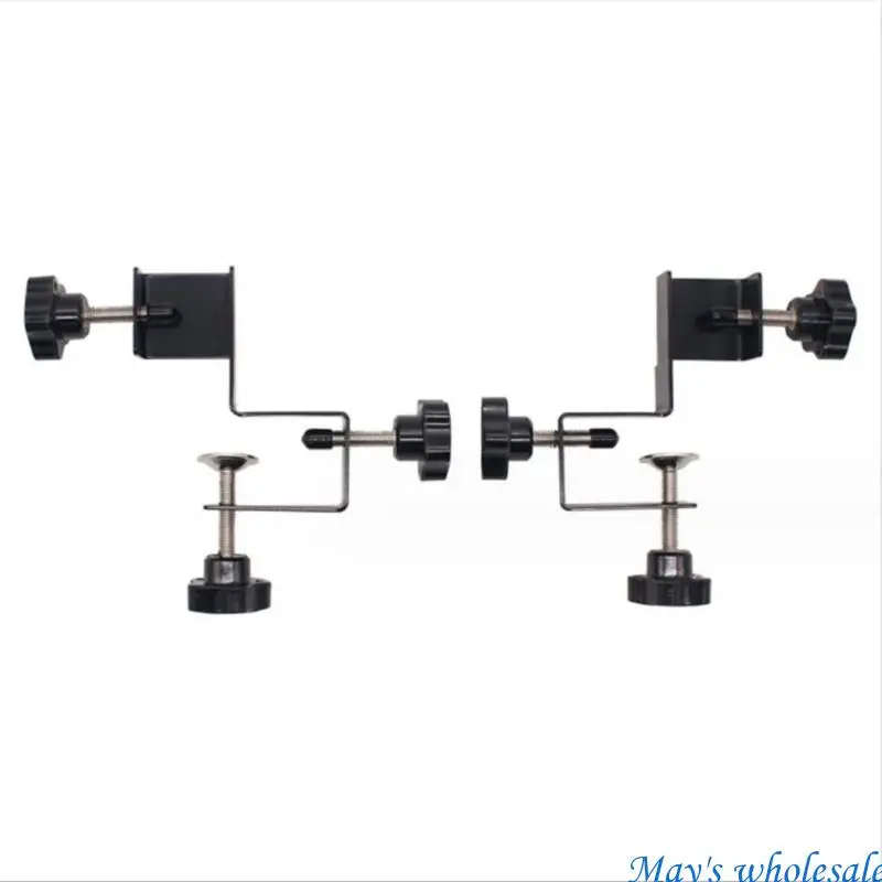 2Pcs Drawer Installation Clip Steel Universal Drawer Front Installation Clamps Woodworking Drawer Front Fixing Tool 448A