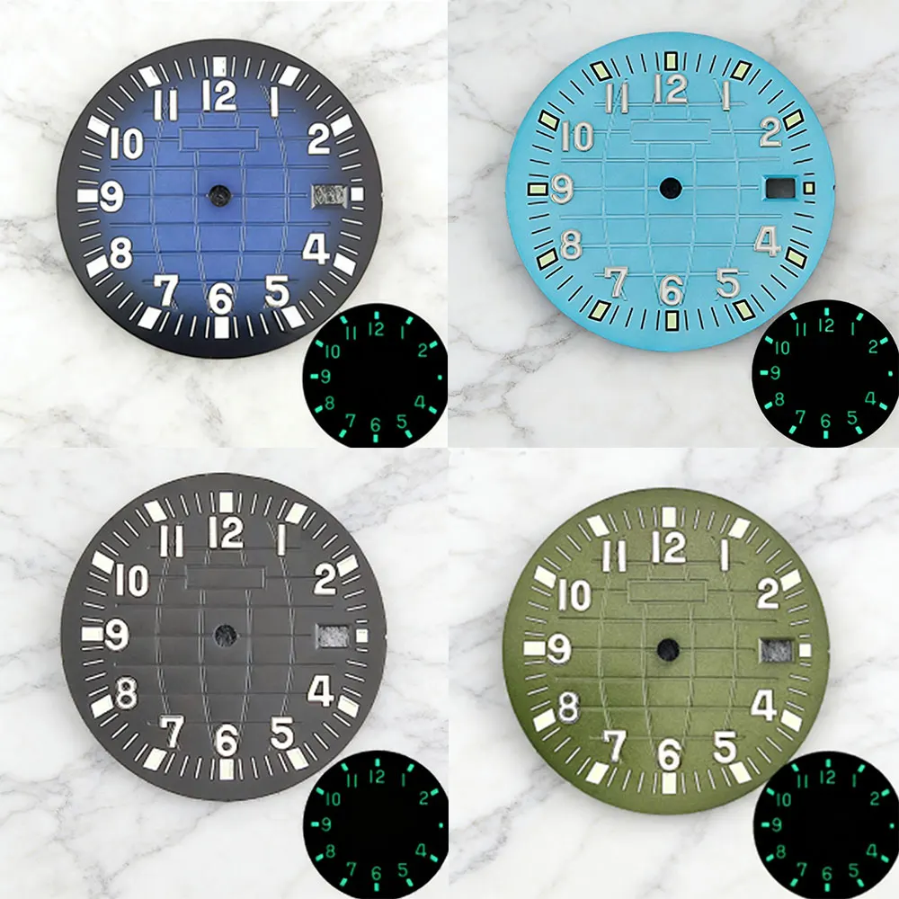 

Aquanaut dial 32mm platform at 12 o'clock suitable for NH35 NH36 automatic movement replacement watch accessories