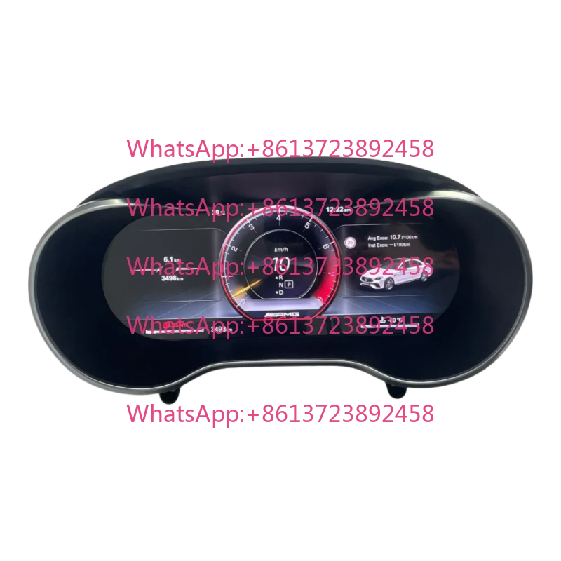 LU DI New 12.3 Inch LCD Replacement Speedometer Digital Instrument Cluster for Benz C Class W205 2016-2018 NTG5.0 System