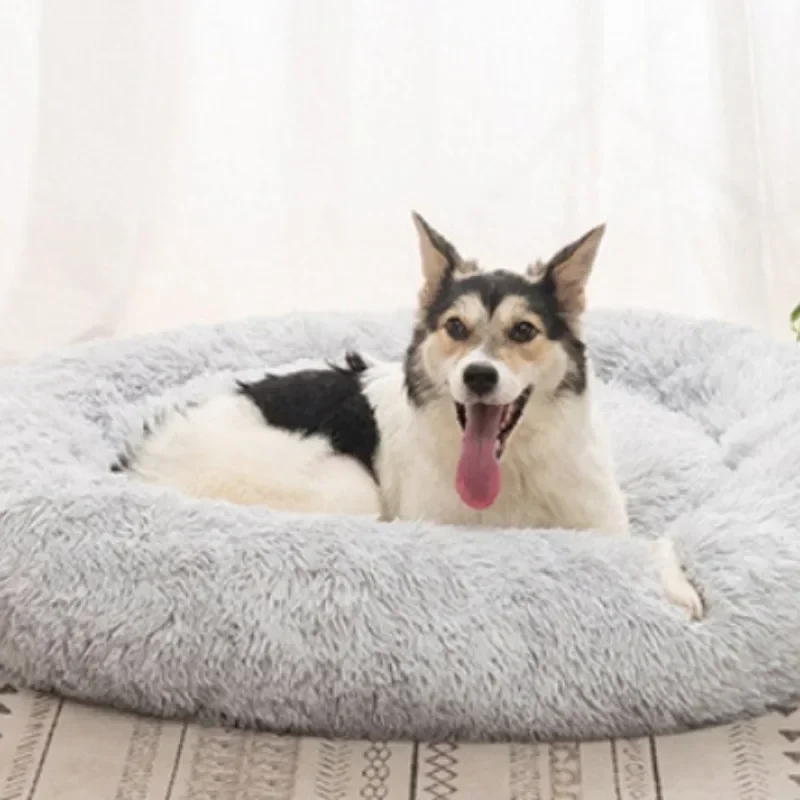 Winter Plush Cat Bed Breathable Pet Stuffed Cushion Washable Dog Nest Soft Pet Sleeping Cushion Dog Supplies Cat Accessories image 4