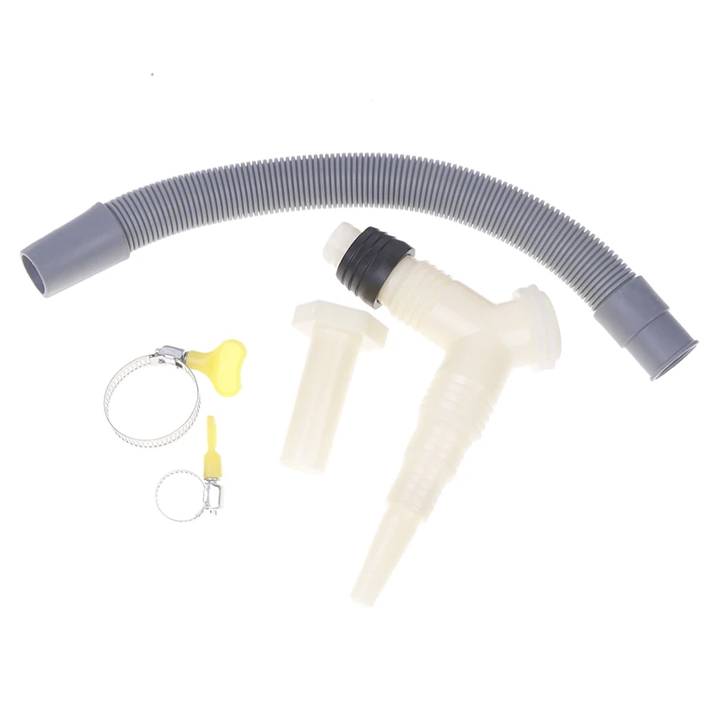 1Set Drainage Tee Adapter Drainage Pipe Fitting For Washing Machine Dryer Drain With Extended Drainage Hose Replacement Kit