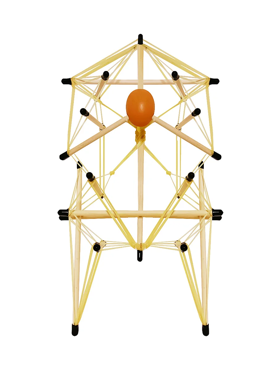 Spine and pelvis tensioning overall model structure fascia tensioning body teaching aid demonstration dynamic axis anatomy train