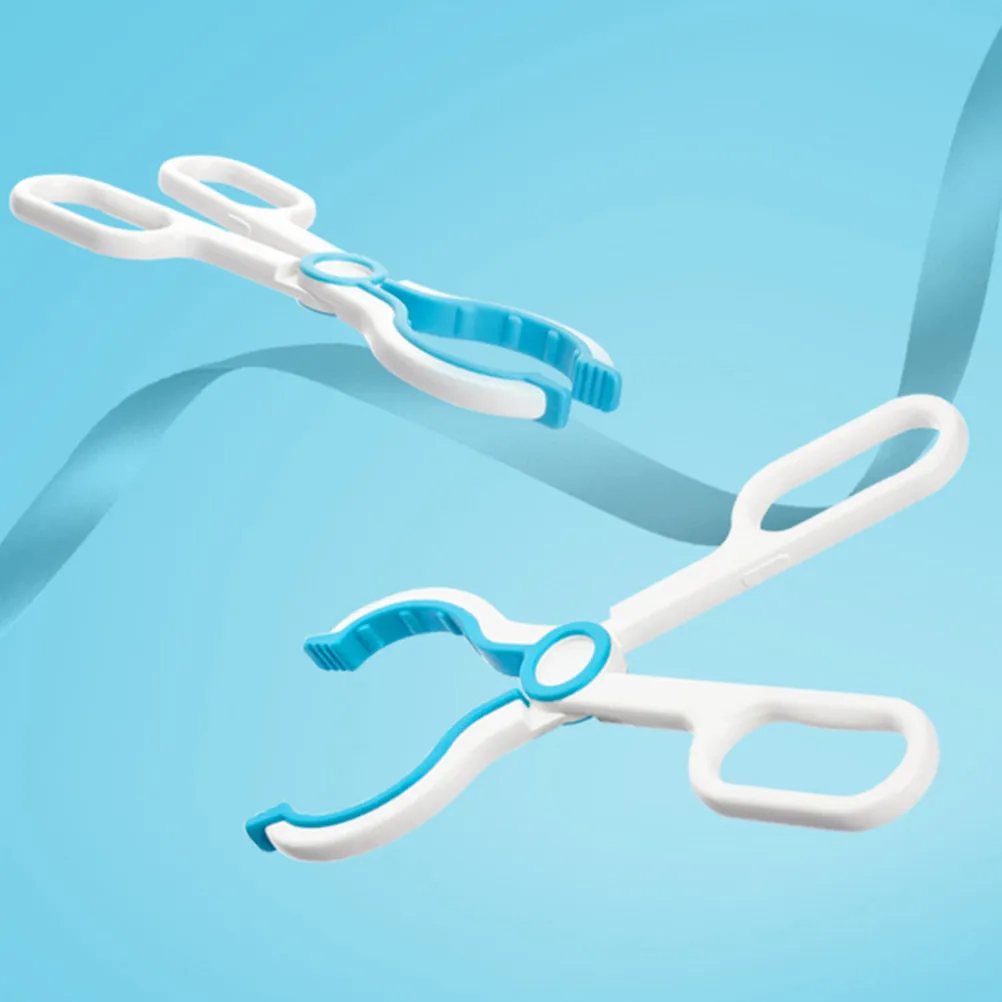 

1Pcs Anti-Slip Baby Bottle Clamp Ergonomic Handle Convex Tip Detachable Sterilizable Bottle Holder for Pacifiers Teethers