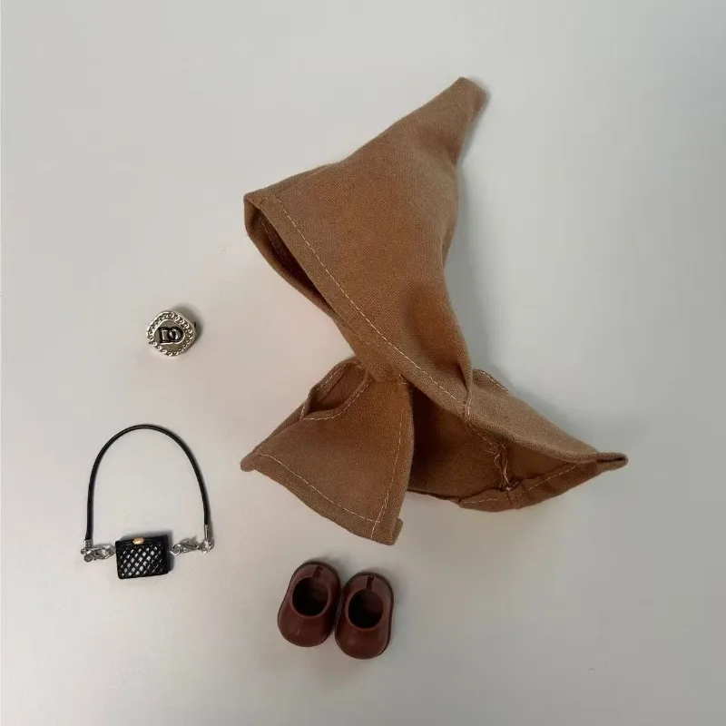 Modekleding Raab stoffen kleding elf mantel poppenkleertjes 1.2.3 generatie tij speelliefhebbers op maat gemaakte creatieve poppenset.