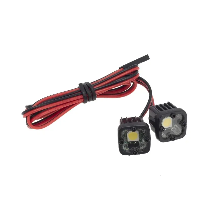 Lampu LED terang mobil RC, lampu sorot untuk 1/10 RC Crawler Axial SCX10 90046 Wraith Capra Redcat Gen8 VS4-10