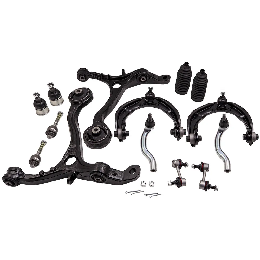 14x Front Upper Lower Control Arms Sway Bar Kit For Honda Accord 2008-2012 All Models