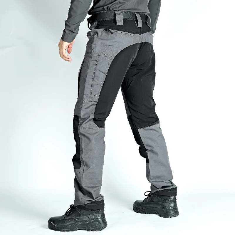 Pantalones Cargo Tácticos Impermeables – Multi Bolsillo Hombre Caqui - imagen 2