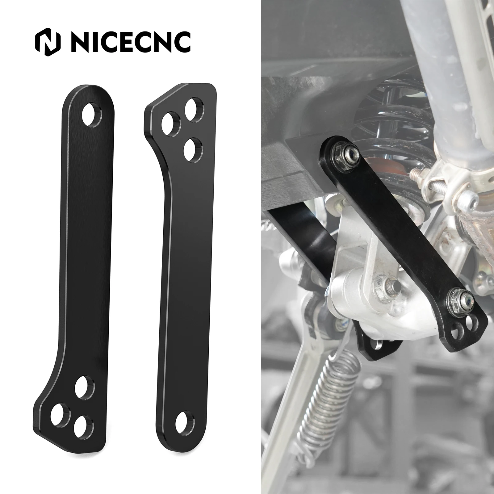 

For 2019-2024 Yamaha Tenere 700 Rally Edition XTZ700 Tenere 700 Motorcycle Rear Suspension Lowering Link Kit 1.18" 07" 0.5"