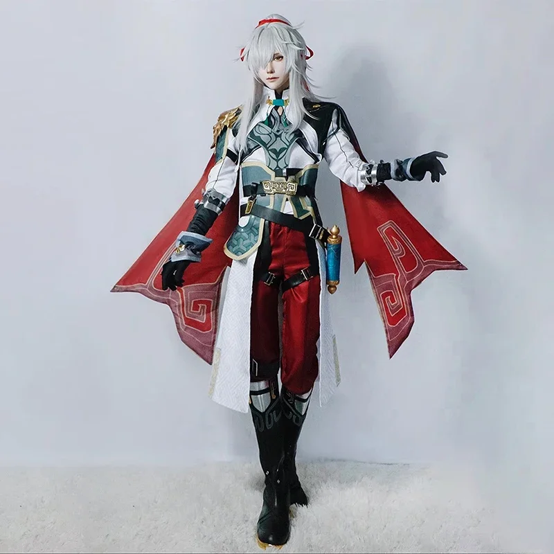 

Game Honkai Star Rail Cosplay Jing Yuan Costume Full Set Jingyuan Uniform Outfit