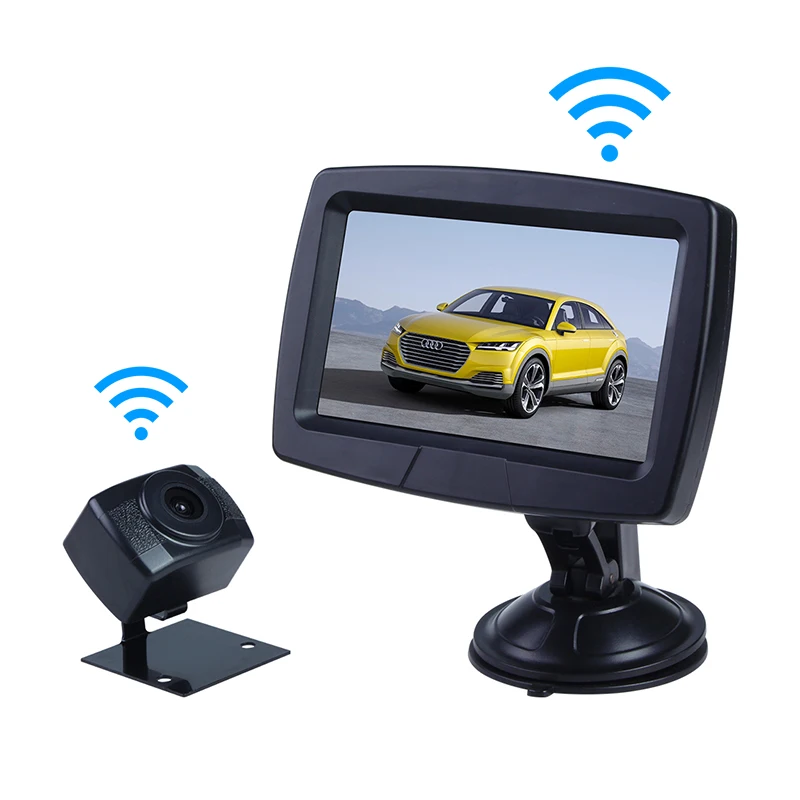 

2.4G digital wireless 4.3 inch Security Camera System Outdoor Rearview Parking Camera With